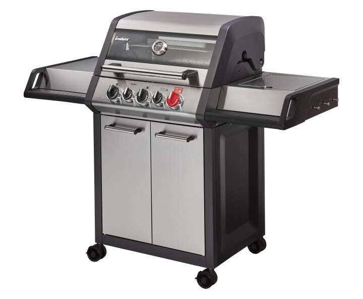 Enders Gasgrill „Monroe Pro 3 SIK Turbo“ inkl. Wetterschutzhaube und emailliertem Gussrost Enders Gasgrill „Monroe Pro 3 SIK Turbo“ inkl. Wetterschutzhaube und emailliertem Gussrost